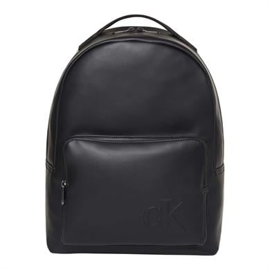 Calvin Klein Erkek Ayarlanabilir Askılı Fermuarlı Ön Cepli Siyah Sırt Çantası LV04D3246G-UB1