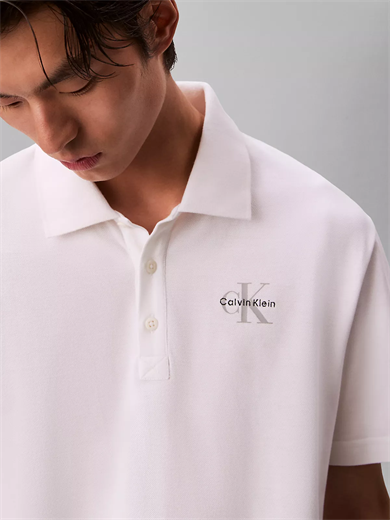 Calvin Klein Erkek Bisiklet Yaka Kısa Kol Pamuklu Düz Model Beyaz T-Shirt LV04RF209G-YAF