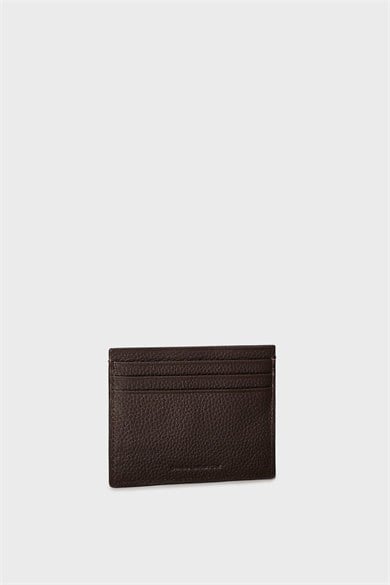 Calvin Klein Erkek Çoklu Kart Bölmeli Deri Kahverengi Kartlık LV04D1060G-YG1