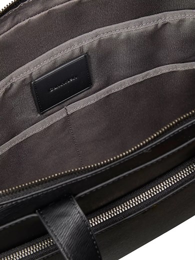 Calvin Klein Erkek Deri Ayarlanabilir Askı Metal Logo Siyah El Çantası LV04D3290G-UB1