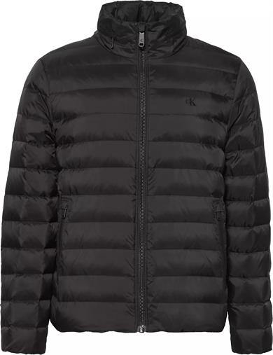 Calvin Klein Erkek Fermuarlı Dik Yaka Kapitoneli Cep Detaylı Siyah Mont LV04RC511G-UB1