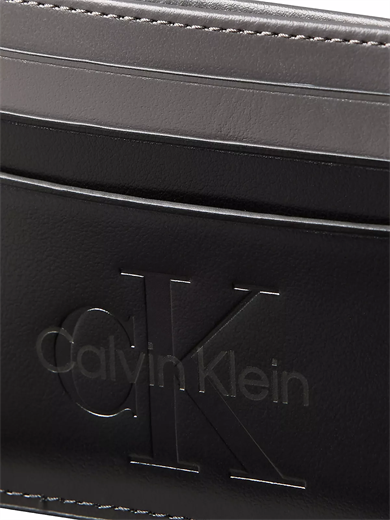 Calvin Klein Erkek Kartlık Bölmeli Deri Siyah Cüzdan LV04D1154G-UB1