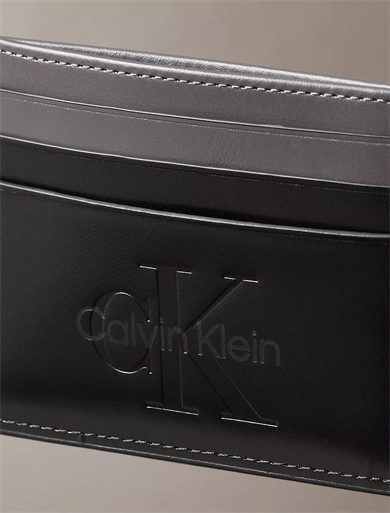Calvin Klein Erkek Kartlık Bölmeli Deri Siyah Cüzdan LV04D1154G-UB1
