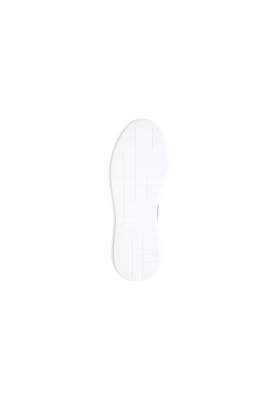 Calvin Klein Erkek Logo Kabartmalı Düşük Bilekli %100 Deri Siyah Sneaker YM0YM01344-06W
