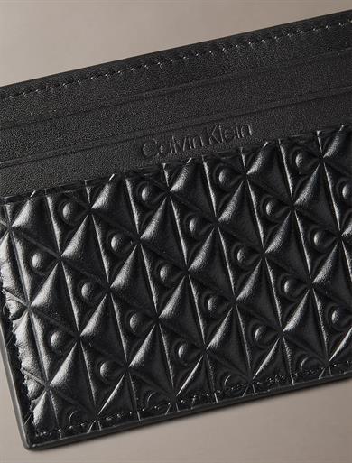 Calvin Klein Erkek Logolu Deri Kart Bölmeli Günlük Kullanım Siyah Cüzdan LV04D1128G-UB1
