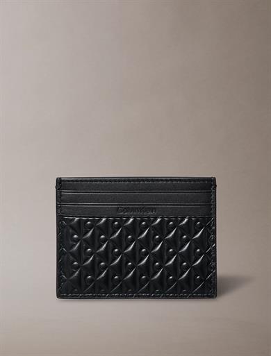 Calvin Klein Erkek Logolu Deri Kart Bölmeli Günlük Kullanım Siyah Cüzdan LV04D1128G-UB1