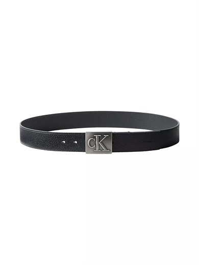 Calvin Klein Erkek Metal Tokalı Ayarlanabilir Deri Siyah Kemer LV04D7111G-V8L