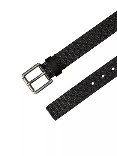 Calvin Klein Erkek Metal Tokalı Ayarlanabilir Deri Siyah Kemer LV04D7099G-V8L