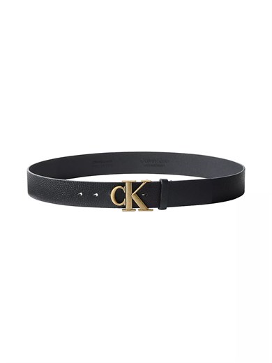Calvin Klein Erkek Metal Tokalı Ayarlanabilir Deri Siyah Kemer LV04D7109G-V8K