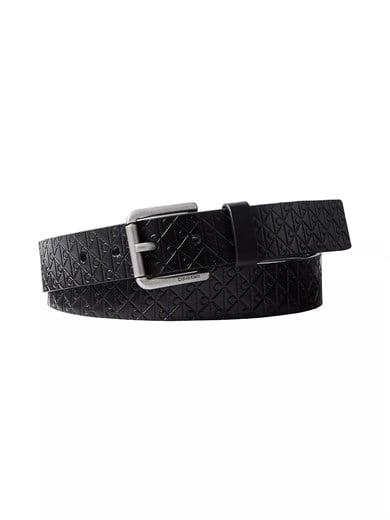 Calvin Klein Erkek Metal Tokalı Ayarlanabilir Deri Siyah Kemer LV04D7099G-V8L