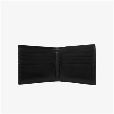 Calvin Klein Erkek Metalik Logo Kabartmalı Banknot Bölmeli Hakiki Deri Siyah Cüzdan LV04D1276G-UB1