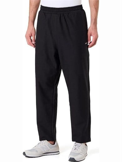 Calvin Klein Erkek Premium Havlu Kumaş Mikro Logo Detaylı Jogger Siyah Eşofman Altı LV04LH217G-UB1
