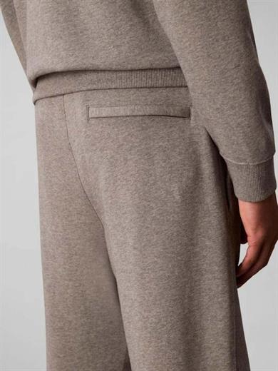 Calvin Klein Erkek Rahat Kalıp Beli ve Paçası Lastikli %100 Pamuklu Gri Eşofman Altı LV04RD241G-P7E