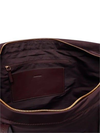 Calvin Klein Kadın Ayarlanabilir Çapraz Askılı Logo Detaylı Küçük Boy Bordo Çanta LV04F3868G-BAP
