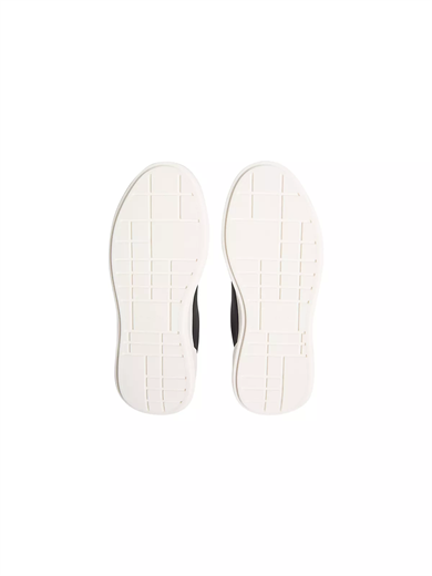 Calvin Klein Kadın Bağcıklı Rahat Taban Logo Detaylı Deri Günlük Siyah Sneaker YW0YW01947-06W