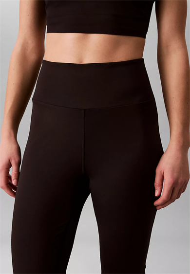 Calvin Klein Kadın Beli Lastikli Dar Kesim Geniş Paçalı Siyah Tayt LVGWS6L648-UB1
