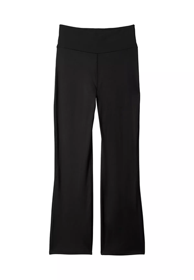 Calvin Klein Kadın Beli Lastikli Dar Kesim Geniş Paçalı Siyah Tayt LVGWS6L648-UB1