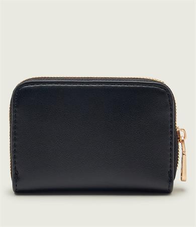 Calvin Klein Kadın CK Desenli Fermuar Kapamalı Kart Bölmeli Siyah Cüzdan LV04F1154G-UB1