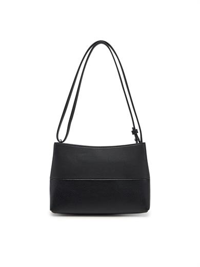 Calvin Klein Kadın Deri Askı Ayarlanabilir Calvin Klein Yazılı Siyah Omuz Çantası K60K613009-BEH