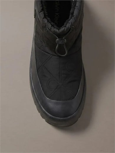 Calvin Klein Kadın Kalın Platform Tabanlı Kar Siyah Bot & Bootie HW0HW03437-0GJ