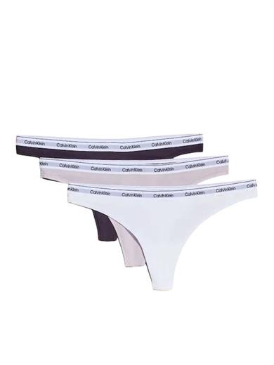 Calvin Klein Kadın Marka Logolu Rahat Kesim Çok Renkli Boxer 000QD5209E-QA7