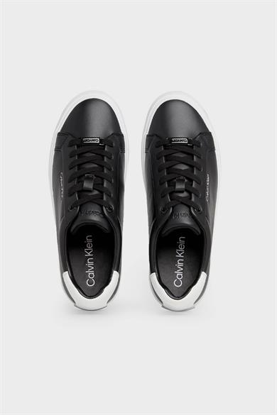 Calvin Klein Kadın Marka Logolu Bağcıklı Kaydırmaz Tabanlı Günlük 0GN Sneaker HW0HW02037-0GN