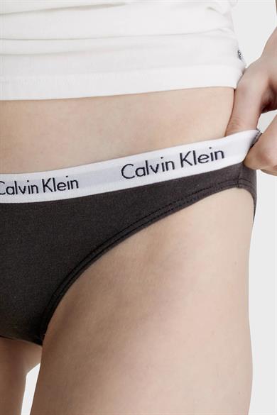 Calvin Klein Kadın Marka Logolu Günlük Kullanım Siyah Külot 000QD3588E-WZB