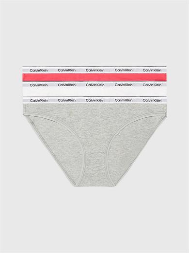Calvin Klein Kadın Marka Logolu Rahat Kesim Çok Renkli Külot 000QD5207E-NP4