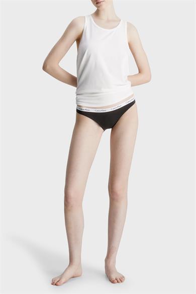 Calvin Klein Kadın Marka Logolu Günlük Kullanım Siyah Külot 000QD3588E-WZB