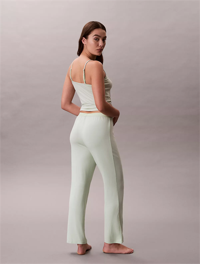 Calvin Klein Kadın Normal Kalıp Beli Lastikli Esnek Modal Kumaşlı Yeşil Pijama Altı 000QS7285E-492