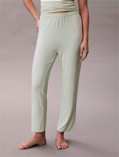 Calvin Klein Kadın Normal Kalıp Beli Lastikli Esnek Modal Kumaşlı Yeşil Pijama Altı 000QS7285E-492