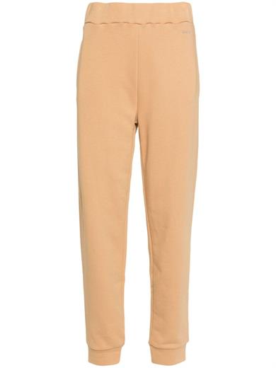 Calvin Klein Kadın Normal Belli Pamuklu Logo Desenli Bej Spor Eşofman Altı K20K207214-GC3