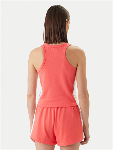 Calvin Klein Kadın Pamuklu Logo Detaylı Dar Kesim Pembe Mayo LV00Q61152-XKP