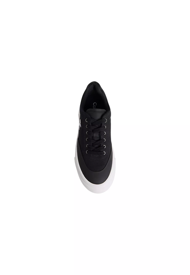Calvin Klein Kadın Platform Taban CK Logolu Siyah Sneaker HW0HW02989-BEH