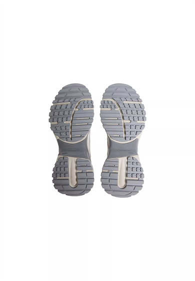 Calvin Klein Kadın Rahat ve Yüksek Tabanlı Logo Detaylı Bej Sneaker HW0HW03019-0GC