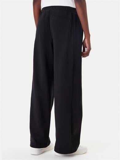 Calvin Klein Kadın Rahat Kalıp Beli Lastikli Pamuklu Geniş Paça Siyah Eşofman Altı LV047C249G-UB1