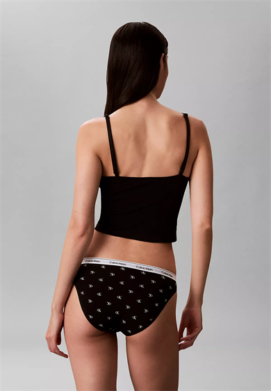 Calvin Klein Kadın Slim Fit  Bel Lastikli Calvin Klein Yazılı Pembe Bikini Altı 000QD5208E-3IX