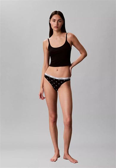 Calvin Klein Kadın Slim Fit  Bel Lastikli Calvin Klein Yazılı Pembe Bikini Altı 000QD5208E-3IX