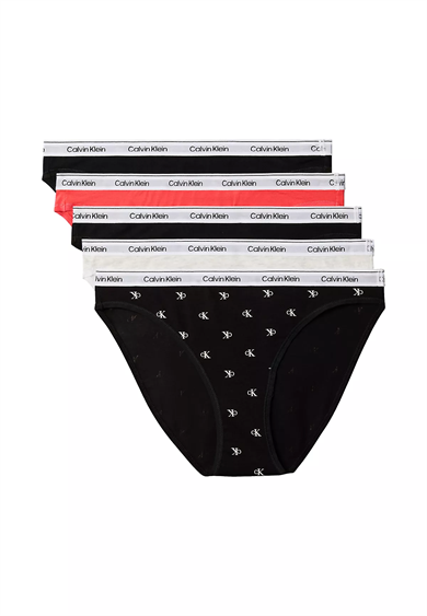 Calvin Klein Kadın Slim Fit  Bel Lastikli Calvin Klein Yazılı Pembe Bikini Altı 000QD5208E-3IX