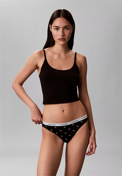 Calvin Klein Kadın Slim Fit  Bel Lastikli Calvin Klein Yazılı Pembe Bikini Altı 000QD5208E-3IX