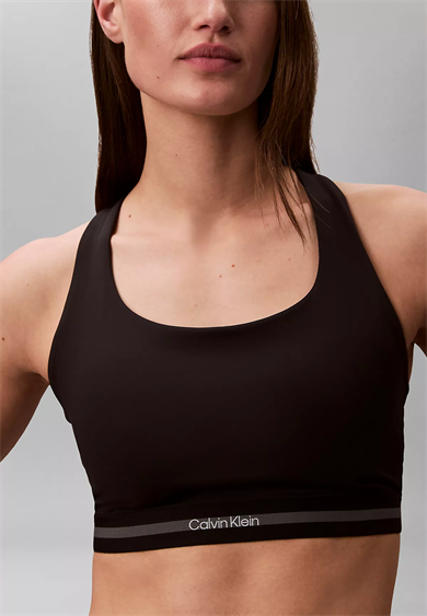 Calvin Klein Kadın Slim Fit Esnek Kumaş Düz Model Siyah Sporcu Sütyeni LVGWS6K349-UB1