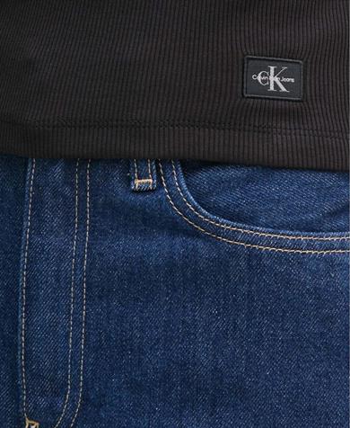 Calvin Klein Kadın Straplez Düz Model Dar Siyah Bluz J20J225310-BEH