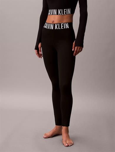 Calvin Klein Kadın Yüksek Bel Slim Rahat Siyah Tayt LVGWS5L616-UB1