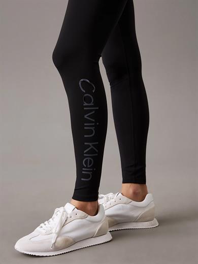 Calvin Klein Kadın Yüksek Bel Slim Rahat Siyah Tayt LVGWS5L612-UB1