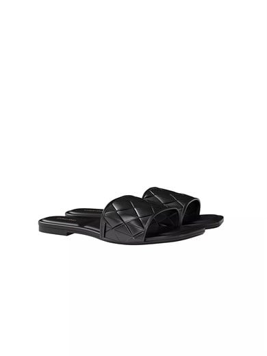 Calvin Klein Kadın Yumuşak Doğal Deri İç Tabanlı İnce Topuklu Siyah Sandalet HW0HW03268-0GJ