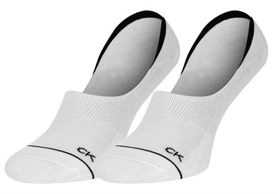 Calvin Klein UNISEX %100 Pamuk Dokuma Kumaş Marka Logolu Beyaz Çorap 701218764-002