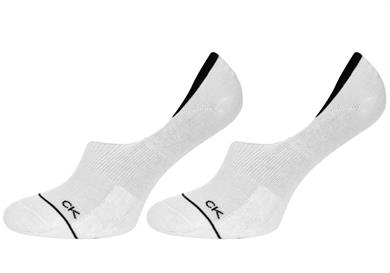 Calvin Klein UNISEX %100 Pamuk Dokuma Kumaş Marka Logolu Beyaz Çorap 701218764-002