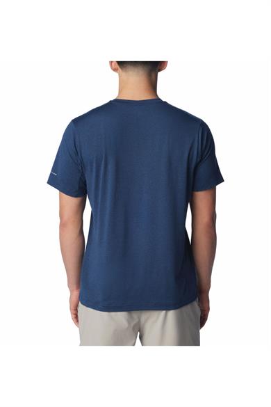Columbia Erkek Pamuklu Marka Logolu Yazlık Günlük Kullanım Lacivert T-Shirt 2074581-464