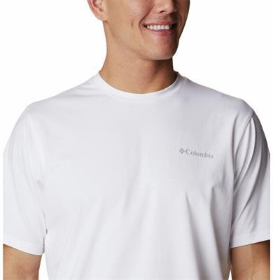 Columbia Erkek Pamuklu Marka Logolu Yazlık Günlük Kullanım Beyaz T-Shirt 1931161-100
