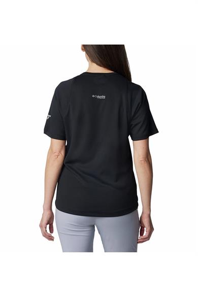 Columbia Kadın Pamuklu Marka Logolu Yazlık Günlük Kullanım Siyah T-Shirt 2072541-010